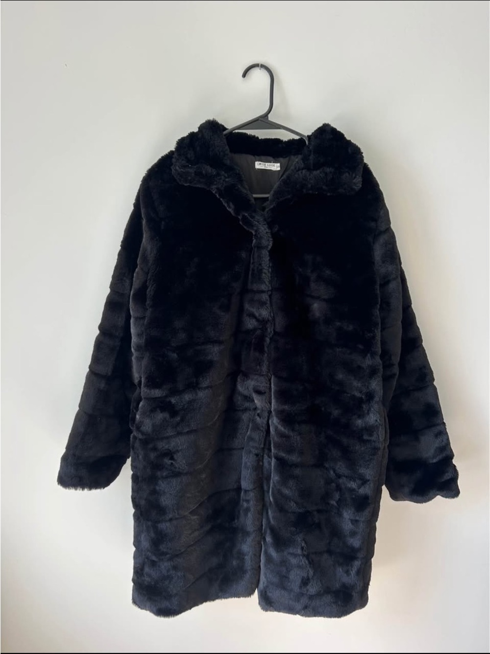 Black Faux Fur Coat - Women Jackets & Coats